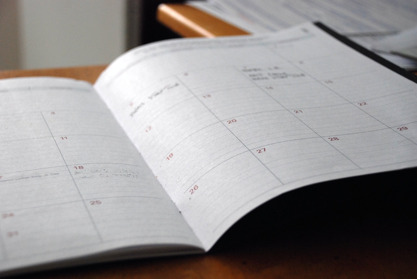 calendar Measuring ADO for Creditors